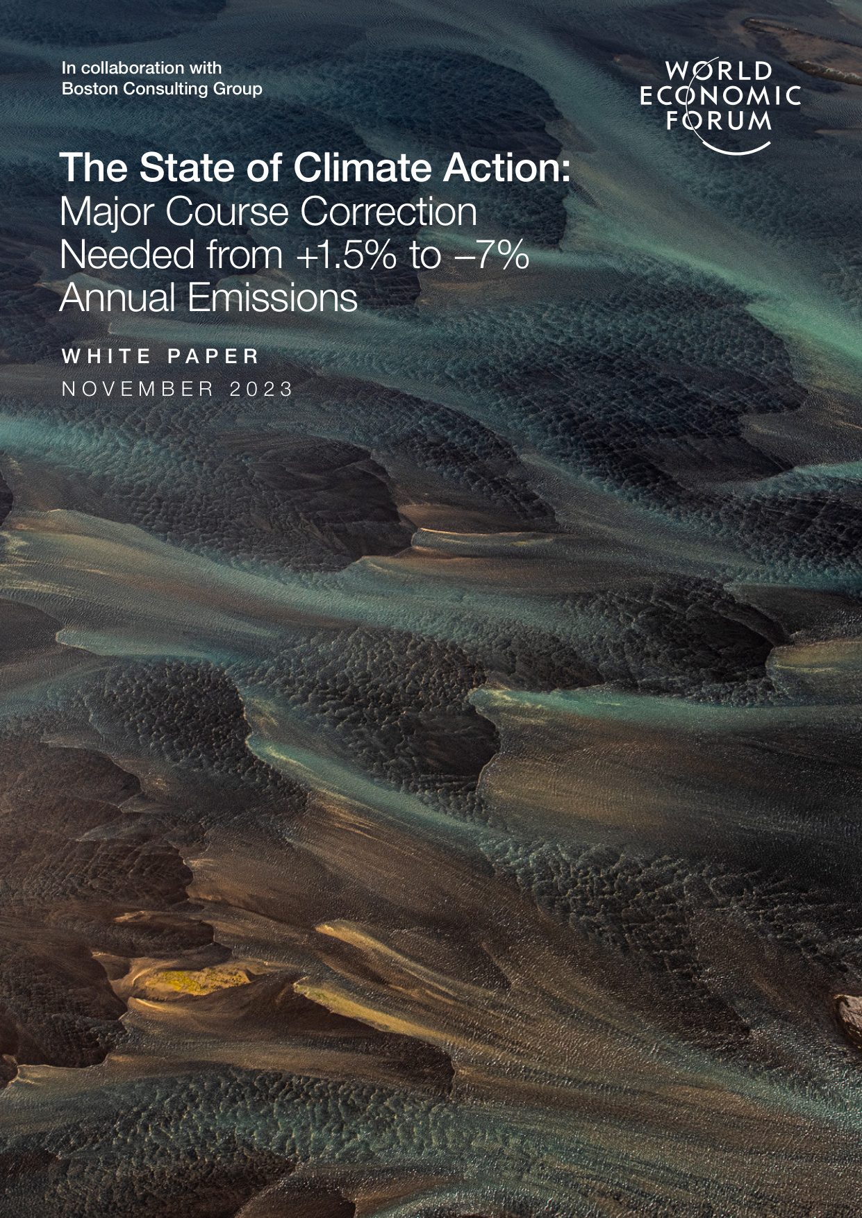 Major Course Correction Needed from +1.5% to −7% Annual Emissions